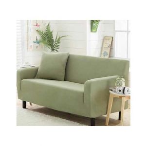 Rainbow Linen Jersey Sofa Cover 6 Seater Light Green