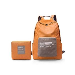 Rangoon Foldable Travel Backpack Orange