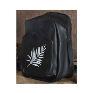 Rangoon Leaf Mini Backpack For Women Black