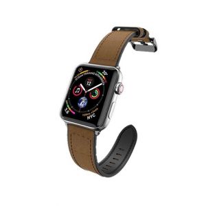 Raptic Leather Strap For Apple Watch 44/42 mm Brown