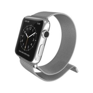Raptic X Doria Mesh Band For Apple Watch 44/42 mm Silver