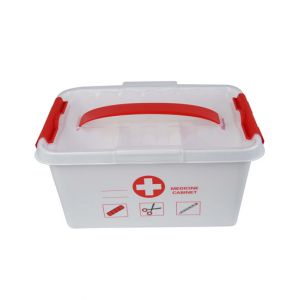 Raza Shop First Aid Medicine Storage Box - White