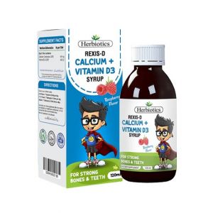 Herbiotics Rexis-D Calcium+ Vitamin D3 Syrup 120ml