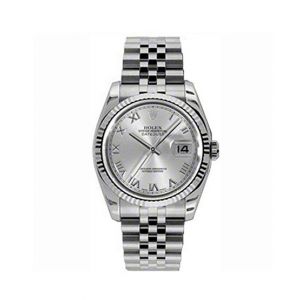 Rolex Datejust 36 Men's Watch Silver (116234-SLVRFJ)