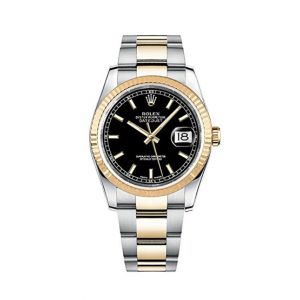 Rolex Datejust 36 Men's Watch Yellow Gold (116233-BLKSO)