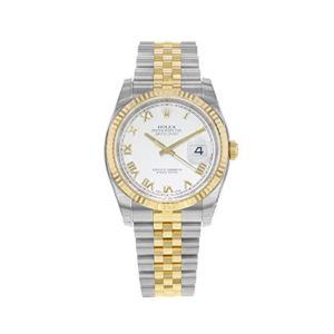 Rolex Datejust 36 Men's Watch Yellow Gold (116233-WHTRJ)