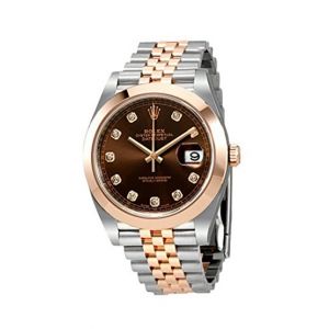 Rolex Datejust 41 Men's Watch Rose Gold (126301CHDJ)