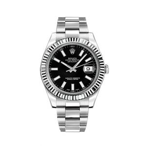 Rolex Datejust II 41 Men's Watch Silver (116334-BLKSFO)
