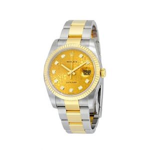 Rolex Datejust Men's Watch Yellow Gold (116233CJDO)