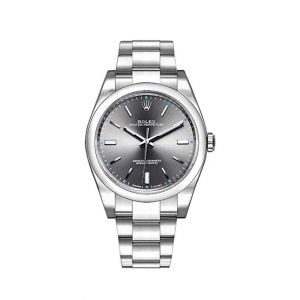 Rolex Oyster Perpetual Men's Watch Silver (114300-RHOSO)