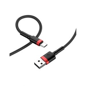 Ronin 2.4A USB to USB-C Braided Charging Cable Black (R-150)