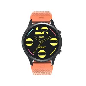 Ronin Smart Watch With Black Dial (R-010)-Orange