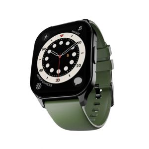 Ronin Smart Watch With Black Dial (R-07)-Grass Green