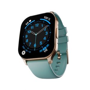 Ronin Smart Watch With Golden Dial (R-07)-Teal