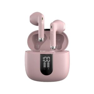 Ronin Wireless Earbuds With Digital Display (R-190)-Pink