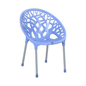 Saab Stylish Tree Chair (SP-313) - Pack Of 4-Blue