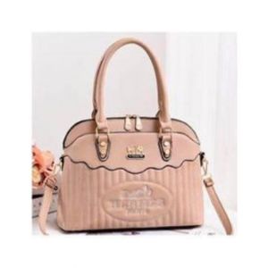 Saad Collection Luxury Shoulder Handbag For Women Light Brown (88)