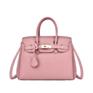 Saad Collection PU Leather Hand Bag For Women Pink (0049)