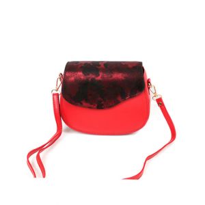 Sage Leather Women's Bag (230179)-Red