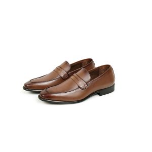 Sage Leather Formal Shoes For Men Brown (220096)-45 - Euro