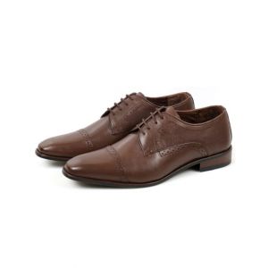 Sage Leather Formal Shoes For Men Brown (420036)-45 - Euro