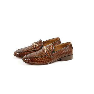 Sage Leather Formal Shoes For Men Mustard (210212)-43 - Euro