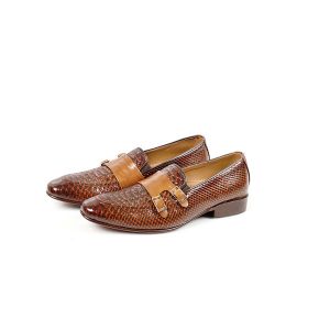 Sage Leather Formal Shoes For Men Mustard (210213)-39 - Euro
