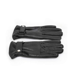 Sage Leather Gloves For Men Black (400027)-Large