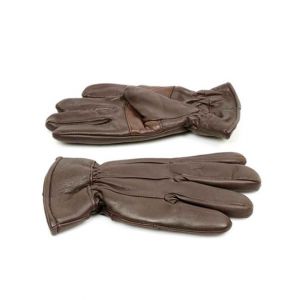 Sage Leather Gloves For Men Brown (400029)-Medium