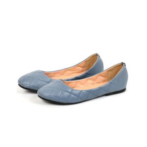 Sage Leather Moccasins Pumpy For Women Blue (930001)-39 - Euro