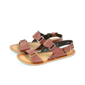 Sage Leather Sandal For Men Mustard (2746)-40 - Euro