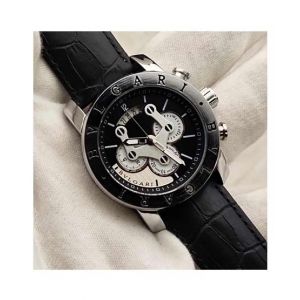 Sale Out Chronograph Leather Strap Watch For Men (0439)