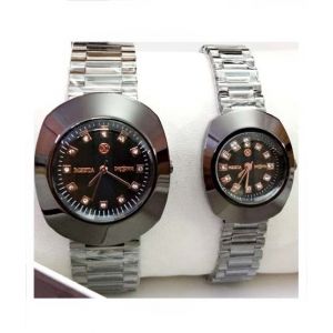 Sale Out Couple Watch With Box Black