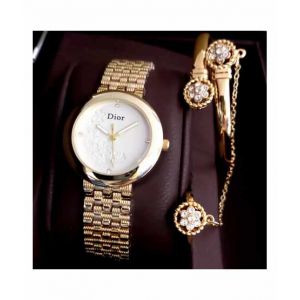 Sale Out Dior Jewellry Watch For Women Golden (0342)
