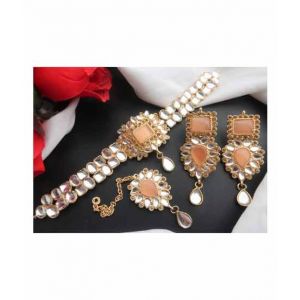 Sale Out Jewellry Set For Women Golden (0350)