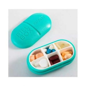 Sale Out Mini 6 Slots Portable Pill Box