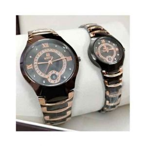 Sale Out Mseta Chain Couple Watch (0316)