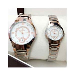 Sale Out Mseta Chain Couple Watch (0318)