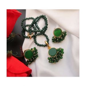 Sale Out Stone Locket Set For Women (0087)