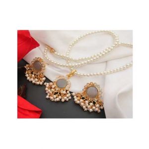 Sale Out Stone Locket Set For Women (0091)