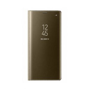 Samsung Clear View Standing Gold Cover For Galaxy Note 8