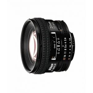 Nikon AF 20mm f/2.8D Lens Black (JAA127DA)