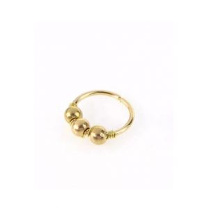 Scenic Accessories Hoop Nose Ring For Women Golden