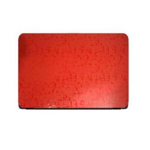 Ferozi Traders Universal Scripture Texture Laptop Back Protector - Red (0531)