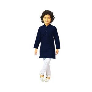 RG shop Exclusiver Kurta &amp; Pajama 2pec Suit For Kids.-Blue-1-2 Year