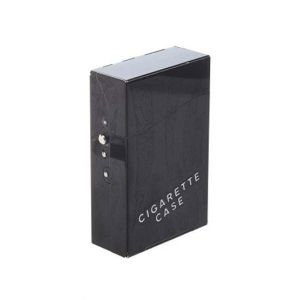 Shop Zone Aluminum Cigarette Case Black (SZ54)