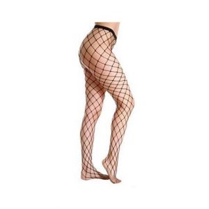 Shop Zone Middle Net Long Legs Stocking For Women Black