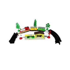 ShopEasy Classical Train Track Play Set With Colorful Station