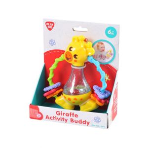 Shopeasy Giraffe Activity Buddy Crib Rattle Drum For Baby 