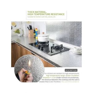 ShopEasy Kitchen Oil-Proof Self Adhesive Wall Sticker